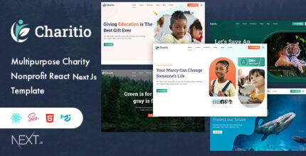 Charitio - Multipurpose Charity Nonprofit Next Js Template