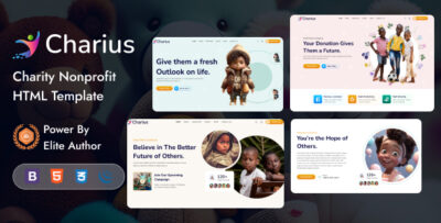 Charius - Charity Nonprofit HTML Template