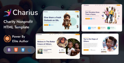 Charius - Charity Nonprofit HTML Template