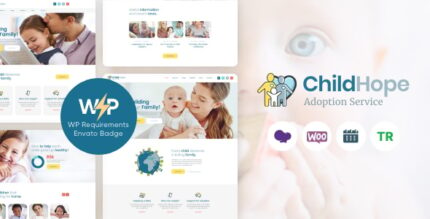 ChildHope Child Adoption Service & Charity Nonprofit WordPress Theme