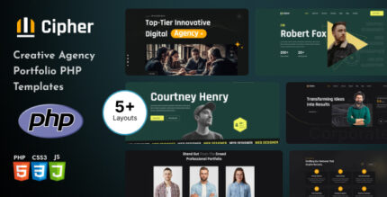 Cipher - Creative Agency Portfolio PHP Template