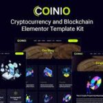 Coinio - Cryptocurrency and Blockchain Elementor Template Kit