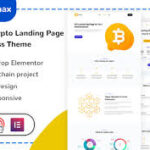 Coinmax - ICO & Crypto Landing Page Free WordPress Theme