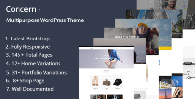 Concern - Multipurpose and Portfolio WordPress Theme