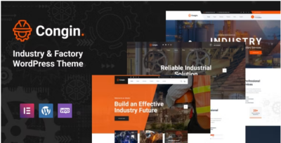 Congin - Industry & Factory WordPress Theme