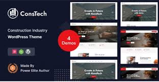 Constech - Construction WordPress Theme