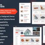 Construction & Building Materials Store Woocommerce Elementor Theme