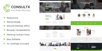 Consultx - Business Consulting and Professional Services HTML Template