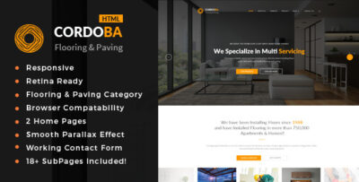 Cordoba Floor and Paving Service HTML Template