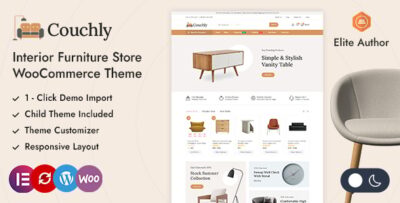 Couchly - Interior Furniture Store WordPress WooCommerce Theme