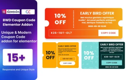 Coupon Code WordPress Plugin For Elementor