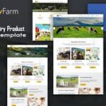 Cow Farm Dairy Product Wordpress Template