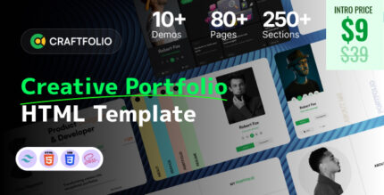 Craftfolio - Creative Portfolio HTML Template