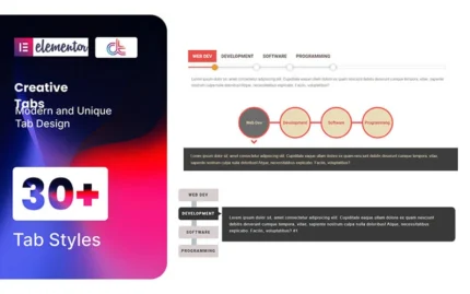 Creative Tabs WordPress Plugin For Elementor