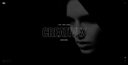 Creativex - A Bold Portfolio WordPress Theme