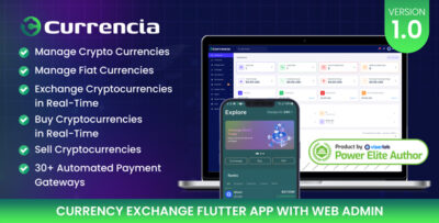 Currencia - Currency Exchange Flutter App With Web Admin