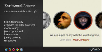 DZS Testimonial Rotator - jQuery powered