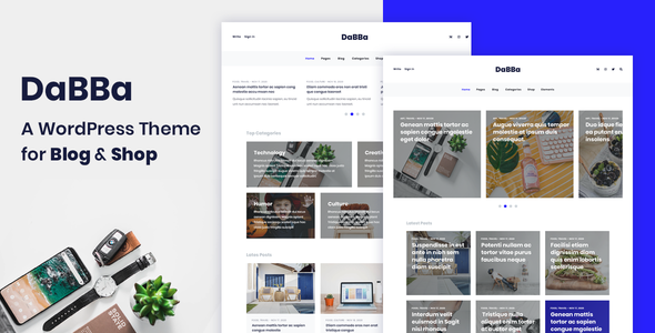 Dabba - A WordPress Theme For Blog & Shop Dabba - A WordPress Theme For Blog & Shop