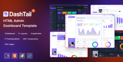 Dashtail HTML - Tailwind, Alpine Js Admin Dashboard Template
