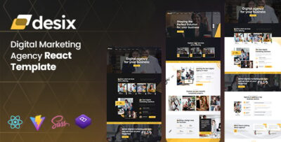 Desix - Digital Marketing Agency React Template