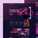 Divine Events - Musical Event Ready to Use Elementor Template Kit