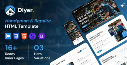 Diyer - Handyman and Repaire Service HTML Template