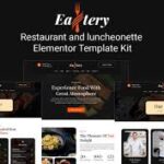 Eattery - Restaurant and luncheonette Elementor Template Kit