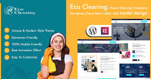 Eco Cleaning - House Cleaning Companies Wordpress Theme