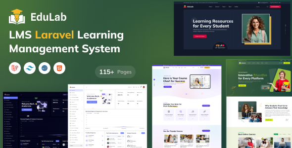 Edulab LMS - Laravel Learning Management System with Tailwind CSS Edulab LMS - Laravel Learning Management System with Tailwind CSS