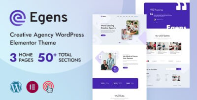 Egens - Creative Agency WordPress Theme