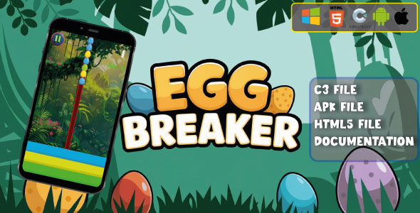 Egg Breaker - Arcade Game - HTML5, Construct 3 Egg Breaker - Arcade Game - HTML5, Construct 3