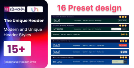 Elementor Header Addon For WordPress