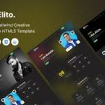 Elito - Tailwind Creative Portfolio HTML Template