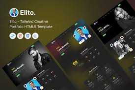 Elito - Tailwind Creative Portfolio HTML Template