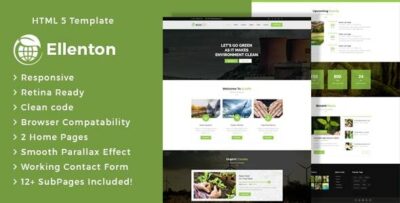 Ellenton - Environment Non-Profit HTML Template