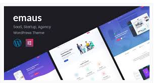 Emaus SaaS App and Startup Elementor RTL WordPress Theme