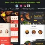 Enjoy - Fast Food Restaurant One Page WordPress Theme