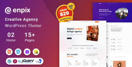 Enpix Digital Agency Creative Portfolio Theme