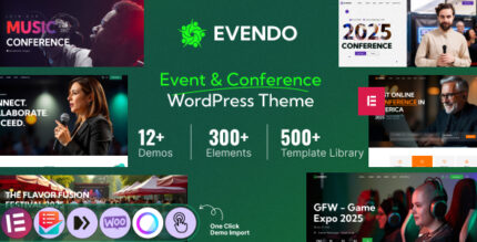 Evendo - Event & Conference WordPress Theme