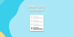 EventON Events Lists Extended Addon