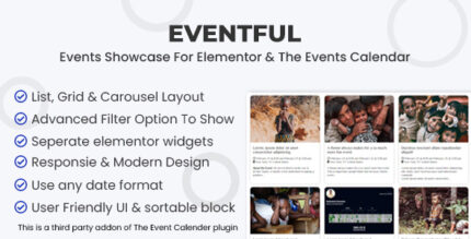 Events Showcase For Elementor And The Events Calen