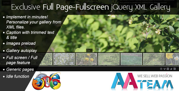 Exclusive Full Page-Fullscreen jQuery XML Gallery Exclusive Full Page-Fullscreen jQuery XML Gallery