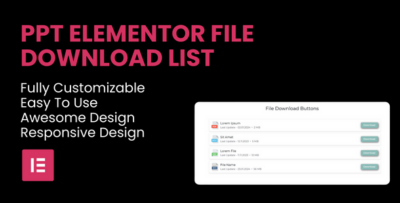 File Download List Elementor Widget