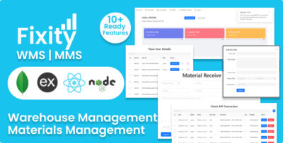 Fixity - Warehouse Management System App