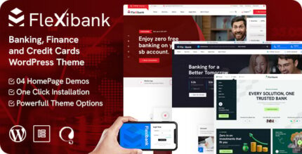 FlexiBank - Banking and Finance WordPress Theme