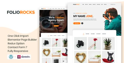 Foliorocks - Minimal Portfolio WordPress Theme