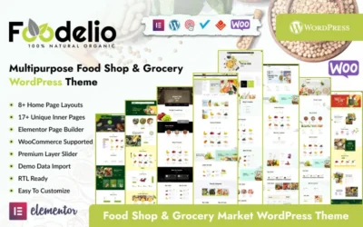 Foodelio - Multipurpose Food Shop Grocery WordPress Theme
