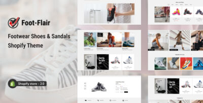 FootFlair- Footwear, Shoes Store Shopify Theme