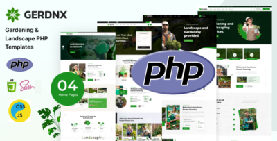 Gerdnx - Gardening And Landscaping PHP Template