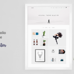 Glacier - Minimal WordPress Portfolio Theme